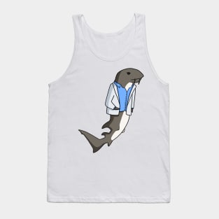 Nurse Shark In A Suit Tank Top